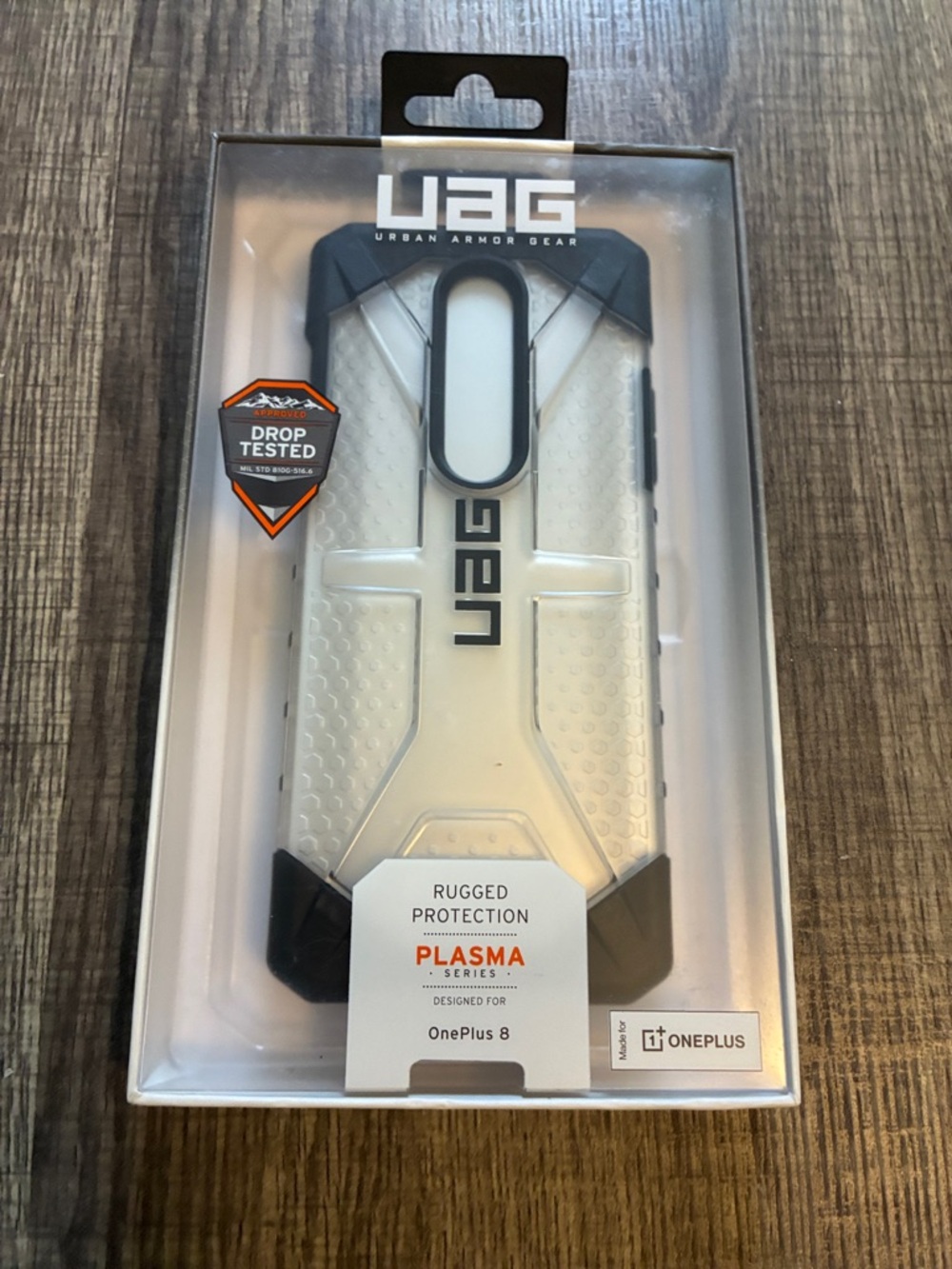UAG Plasma Series Rugged Protection Case for OnePlus 8 - Clear/Black
